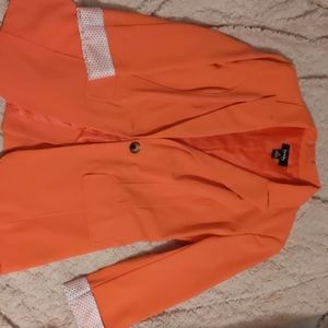 Women's coral blazer